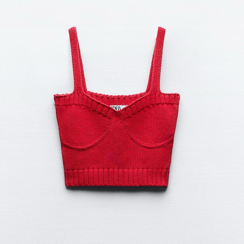 Zara Knit Crop Top